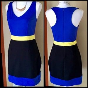 Mod racerback colorblock career dress ❤️